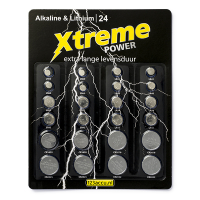 Αλκαλικές Μπαταρίες Xtreme Power (123ink) 24-pack CR1620 CR2016 CR2025 CR2032 LR41 ADR00048