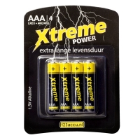 Αλκαλικές Μπαταρίες  Xtreme Power AAA LR03 4-pack (123ink) MN2400C ADR00008