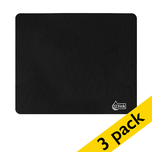 Αντιολισθητικό mouse pad 123ink μαύρο (3 τεμάχια)  301218 - 1