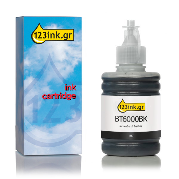 Η έκδοση 123ink αντικαθιστά το Μελάνι Brother BT6000BK Black BT6000BKC 350051 - 1