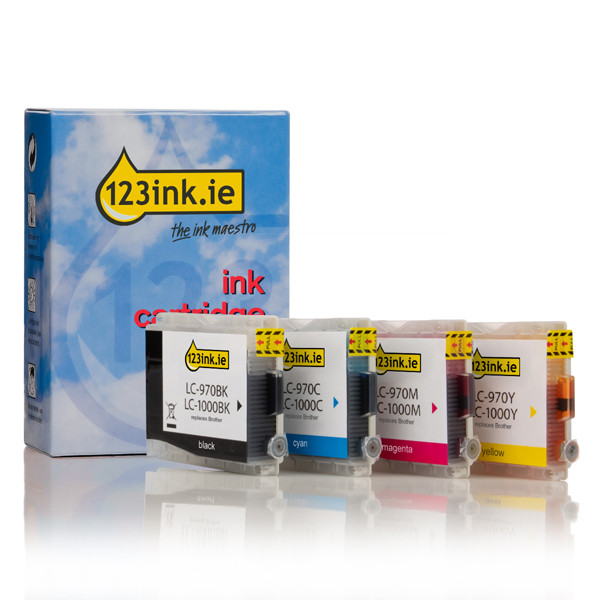 Η έκδοση 123ink αντικαθιστά το Μελάνι Brother LC-1000VALBP BK/C/M/Y 4-pack LC-1000VALBPC 132124 - 1