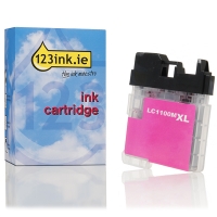 Η έκδοση 123ink αντικαθιστά το Μελάνι Brother LC-1100HYM High Capacity Magenta LC1100HYMC 028861