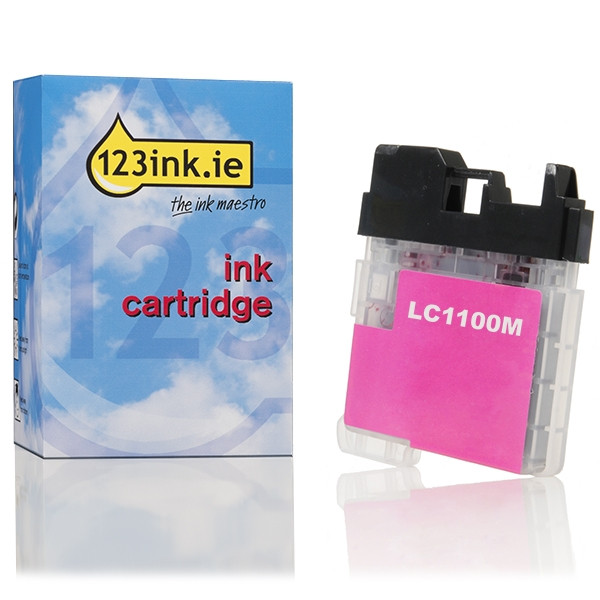 Η έκδοση 123ink αντικαθιστά το Μελάνι Brother LC-1100M Magenta LC1100MC 028858 - 1