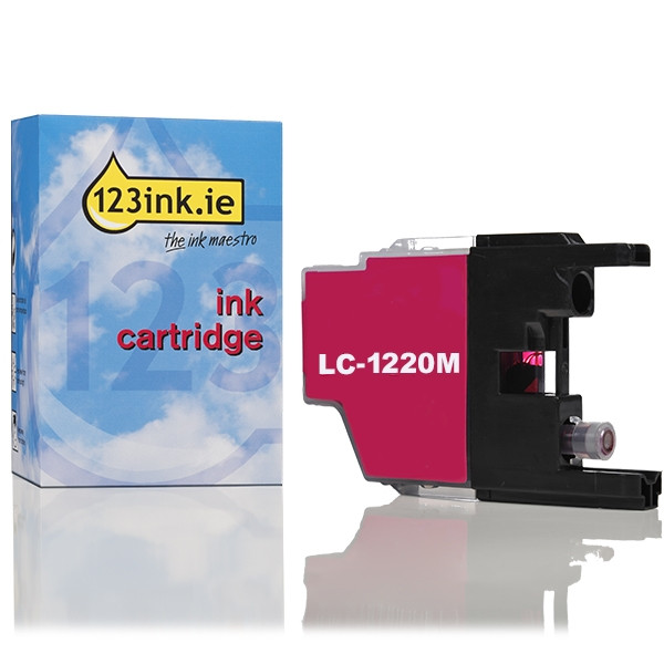 Η έκδοση 123ink αντικαθιστά το Μελάνι Brother LC-1220M Magenta LC1220MC 029075 - 1