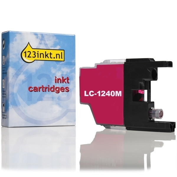 Η έκδοση 123ink αντικαθιστά το Μελάνι Brother LC-1240M Magenta LC1240MC 029049 - 1