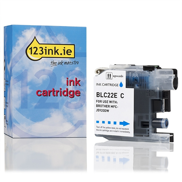 Η έκδοση 123ink αντικαθιστά το Μελάνι Brother LC-22EC Cyan LC22ECC 028945 - 1