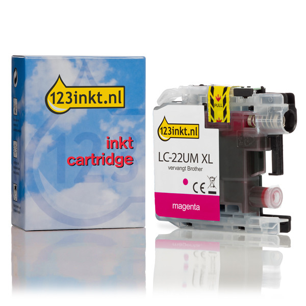 Η έκδοση 123ink αντικαθιστά το Μελάνι Brother LC-22UM XL Magenta LC-22UMC 350033 - 1