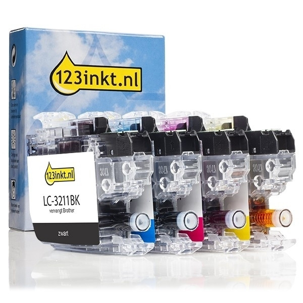 Η έκδοση 123ink αντικαθιστά το Μελάνι Brother LC-3211VAL BK/C/M/Y 4-pack LC3211VALC 127241 - 1