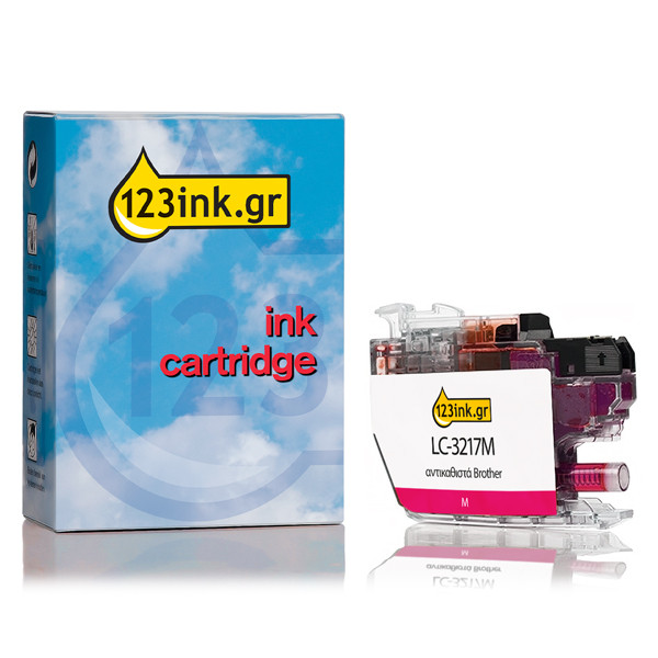 Η έκδοση 123ink αντικαθιστά το Μελάνι Brother LC-3217M Magenta LC3217MC 028905 - 1