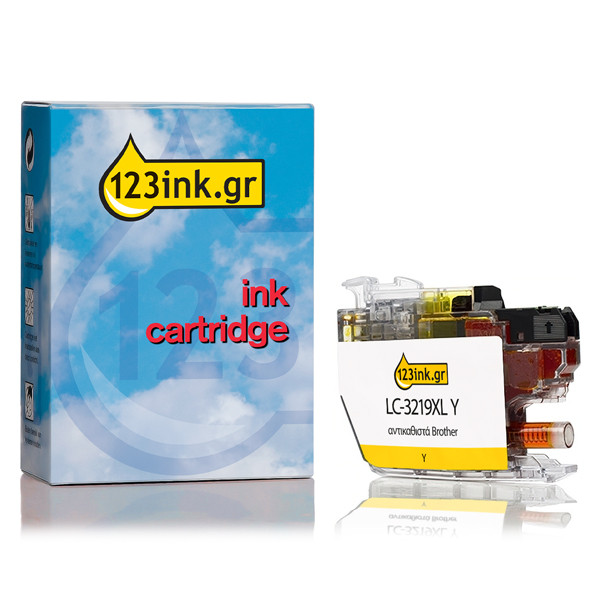 Η έκδοση 123ink αντικαθιστά το Μελάνι Brother LC-3219XL High Capacity Yellow LC3219XLYC 028915 - 1