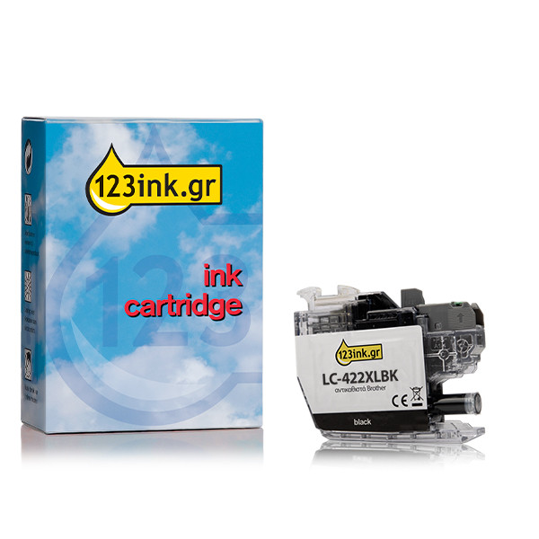 Η έκδοση 123ink αντικαθιστά το Μελάνι Brother LC-422XLBK High Capacity Black LC-422XLBKC 051313 - 1