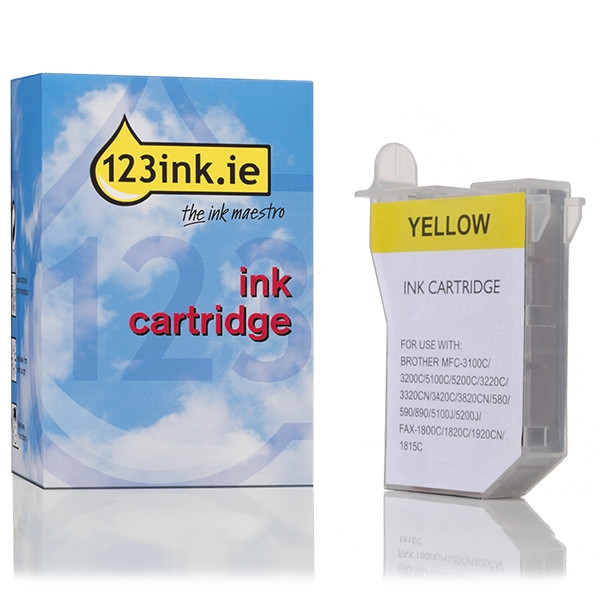 Η έκδοση 123ink αντικαθιστά το Μελάνι Brother LC-600Y Yellow LC600YC 028981 - 1