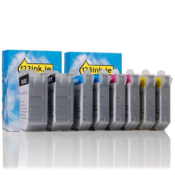 Η έκδοση 123ink αντικαθιστά το Μελάνι Brother LC-800 series 8-pack  125700 - 1