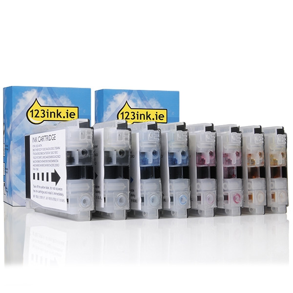 Η έκδοση 123ink αντικαθιστά το Μελάνι Brother LC-970VALBP BK/C/M/Y 8-pack  127202 - 1