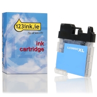 Η έκδοση 123ink αντικαθιστά το Μελάνι Brother LC-980XLC High Capacity Cyan LC980CC 028882