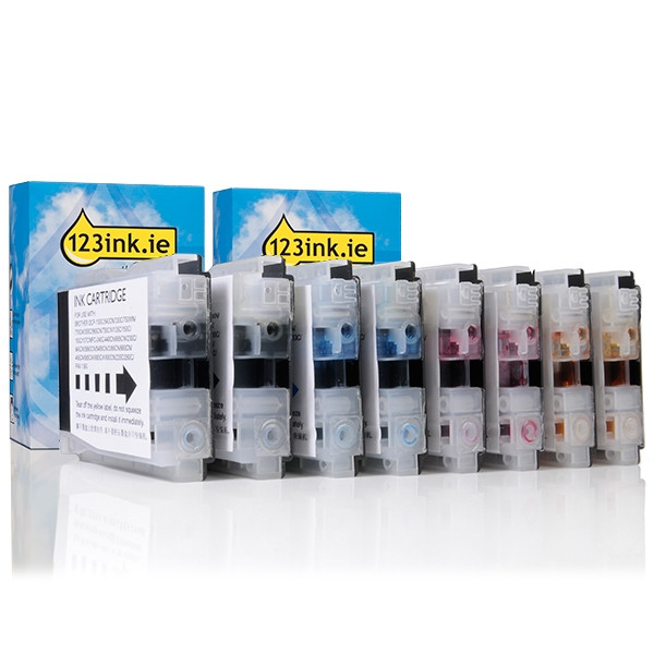 Η έκδοση 123ink αντικαθιστά το Μελάνι Brother LC1000VALBP BK/C/M/Y 8-pack  127206 - 1