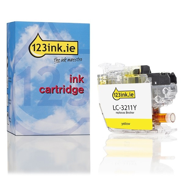 Η έκδοση 123ink αντικαθιστά το Brother LC-3211Y Yellow LC3211YC 028485 - 1