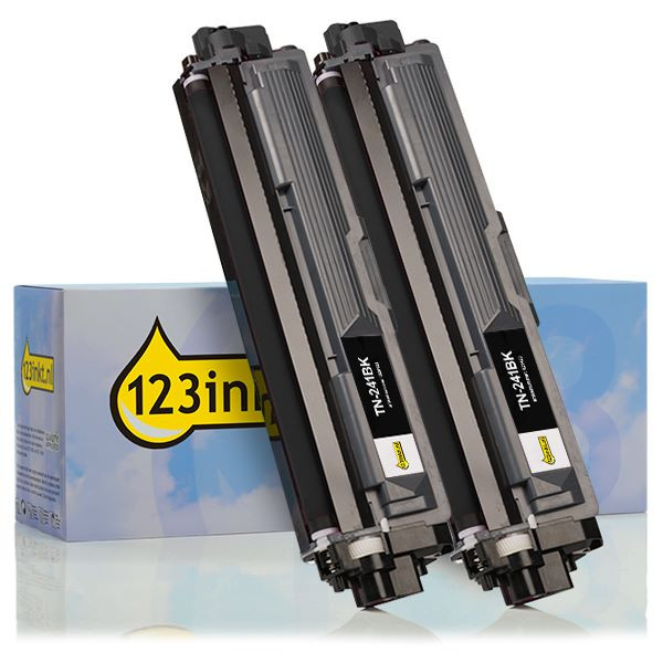 Η έκδοση 123ink αντικαθιστά το Toner Brother TN-241BK Black 2-pack TN241BKTWINC 051327 - 1