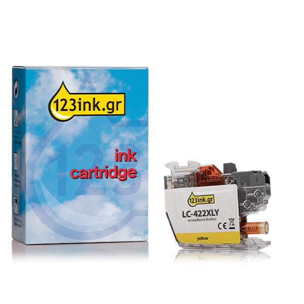 Η έκδοση 123ink αντικαθιστά το Brother LC-422XLY High Capacity Yellow LC-422XLYC 051319 - 1