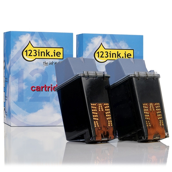 Η έκδοση 123ink αντικαθιστά το HP 20 (C6614D/DE) Black 2-pack  030322 - 1