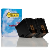 Η έκδοση 123ink αντικαθιστά το HP 300XL (D8J43AE) Black 2-pack D8J43AEC 044333