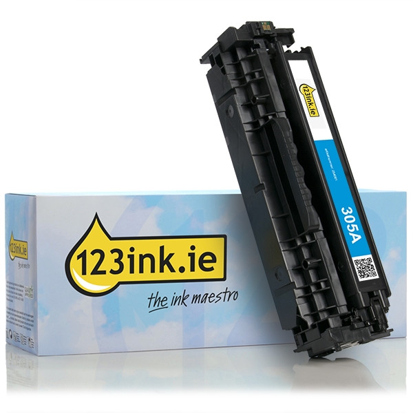 Η έκδοση 123ink αντικαθιστά το HP 305A (CE411A) Cyan CE411AC 054061 - 1