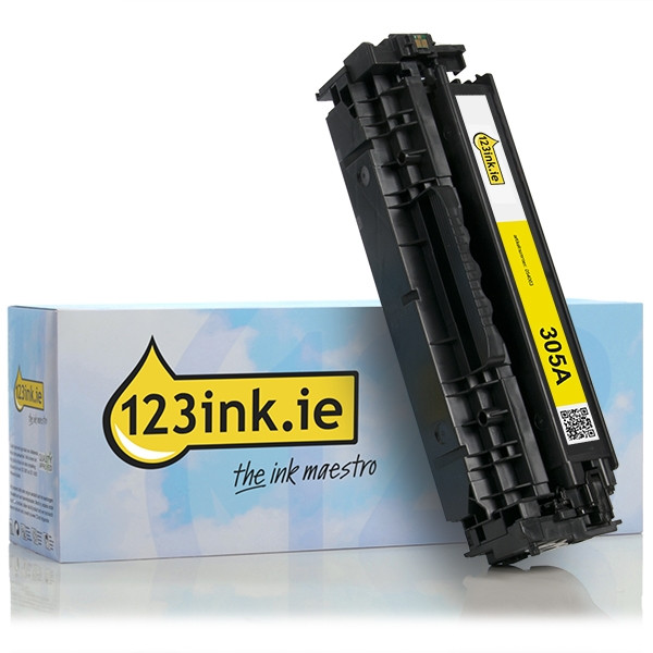 Η έκδοση 123ink αντικαθιστά το HP 305A (CE412A) Yellow CE412AC 054063 - 1