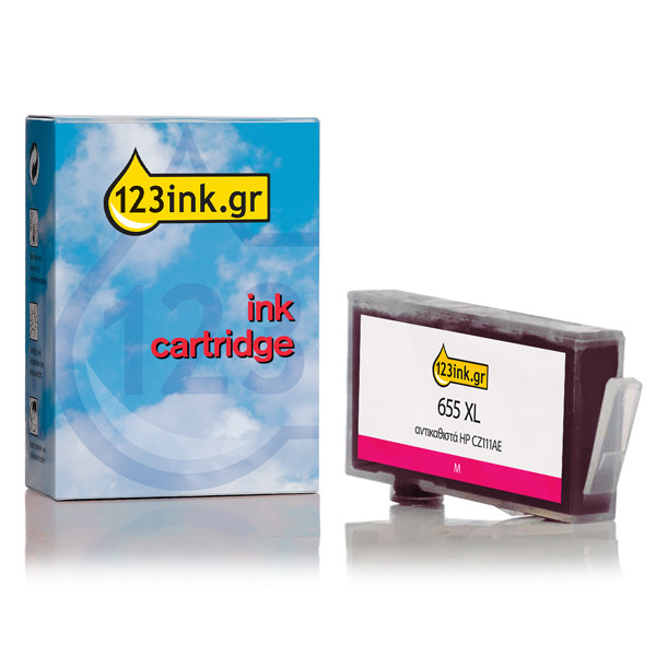 Η έκδοση 123ink αντικαθιστά το HP 655 (CZ111AE) Magenta CZ111AEC 044221 - 1