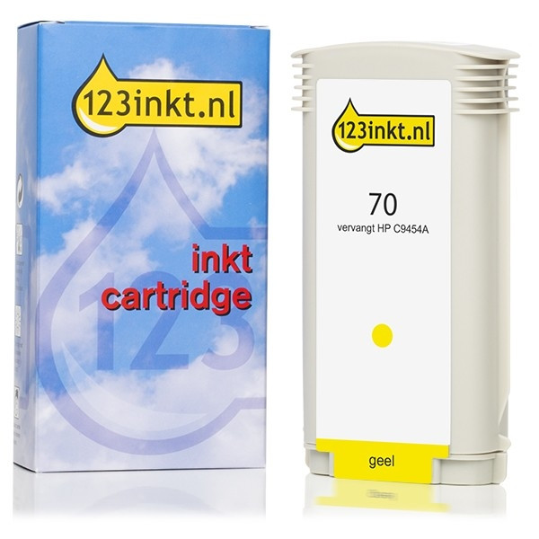 Η έκδοση 123ink αντικαθιστά το HP 70 (C9454A) Yellow C9454AC 030829 - 1