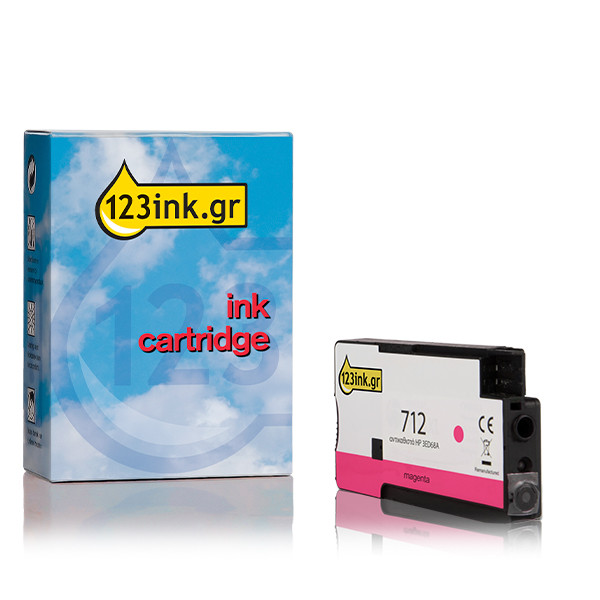 Η έκδοση 123ink αντικαθιστά το HP 712 (3ED68A) Magenta 3ED68AC 093111 - 1