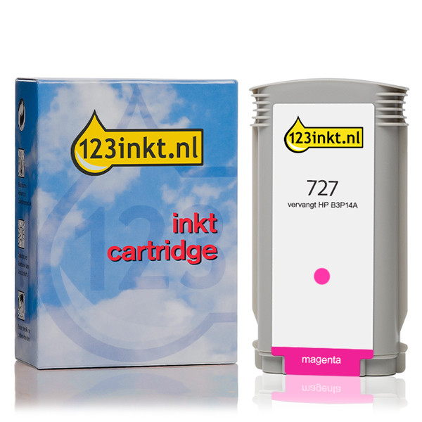 Η έκδοση 123ink αντικαθιστά το HP 727 (B3P14A) Magenta B3P14AC 044281 - 1