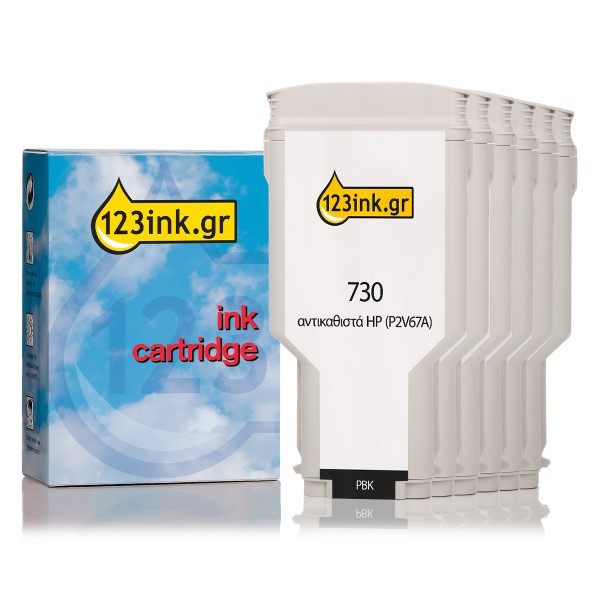 Η έκδοση 123ink αντικαθιστά το HP 730 MBK/BK/C/M/Y/GY 6-pack  160212 - 1