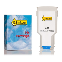 Η έκδοση 123ink αντικαθιστά το HP 730 (P2V68A) High Capacity Cyan P2V68AC 055265