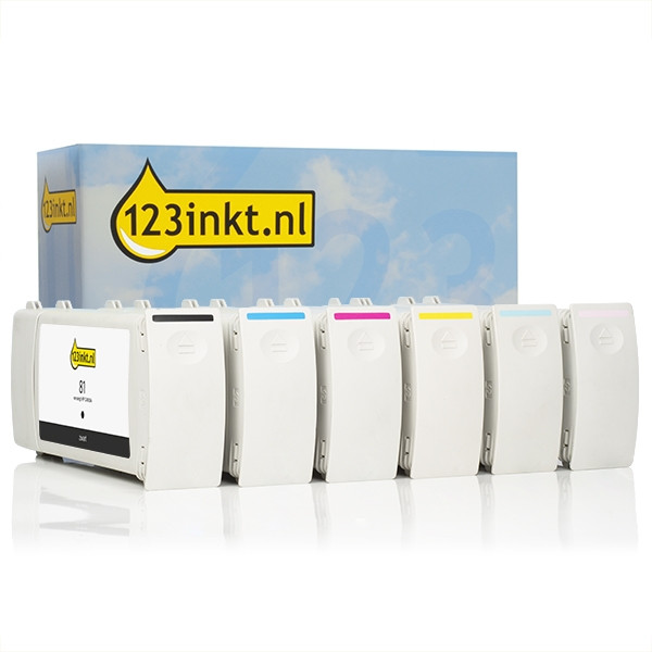 Η έκδοση 123ink αντικαθιστά το HP 81 BK/C/M/Y/LC/LM 6-pack  160163 - 1