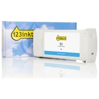 Η έκδοση 123ink αντικαθιστά το HP 83 (C4944A) Light Cyan UV C4944AC 031601