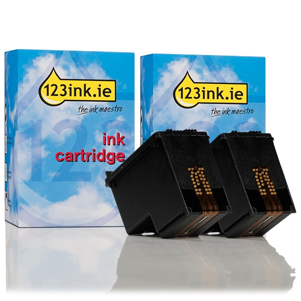 Η έκδοση 123ink αντικαθιστά το HP 901XL (CC654AE) Black 2-pack  160106 - 1