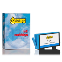 Η έκδοση 123ink αντικαθιστά το HP 912XL (3YL81AE) High Capacity Cyan 3YL81AEC 055425