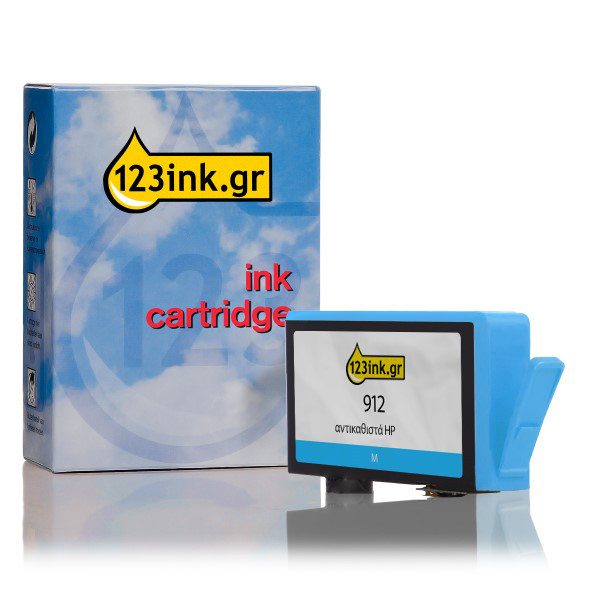 Η έκδοση 123ink αντικαθιστά το HP 912 (3YL77AE) Cyan 3YL77AEC 055417 - 1