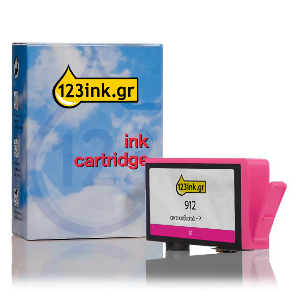 Η έκδοση 123ink αντικαθιστά το HP 912 (3YL78AE) Magenta 3YL78AEC 055419 - 1