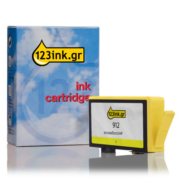 Η έκδοση 123ink αντικαθιστά το HP 912 (3YL79AE) Yellow 3YL79AEC 055421 - 1