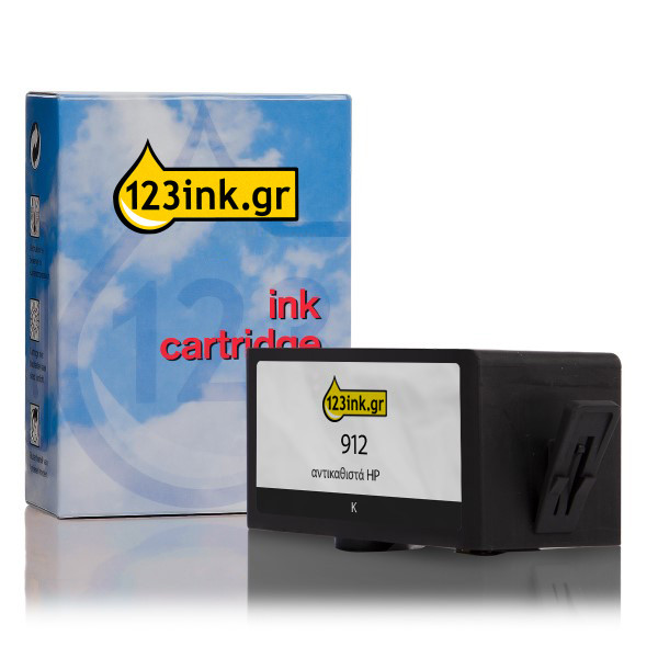 Η έκδοση 123ink αντικαθιστά το HP 912 (3YL80AE) Black 3YL80AEC 055415 - 1