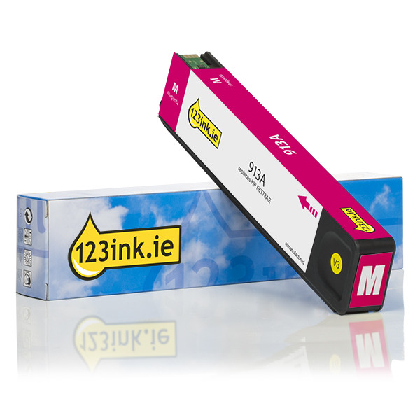 Η έκδοση 123ink αντικαθιστά το HP 913A (F6T78AE) Magenta F6T78AEC 054911 - 1