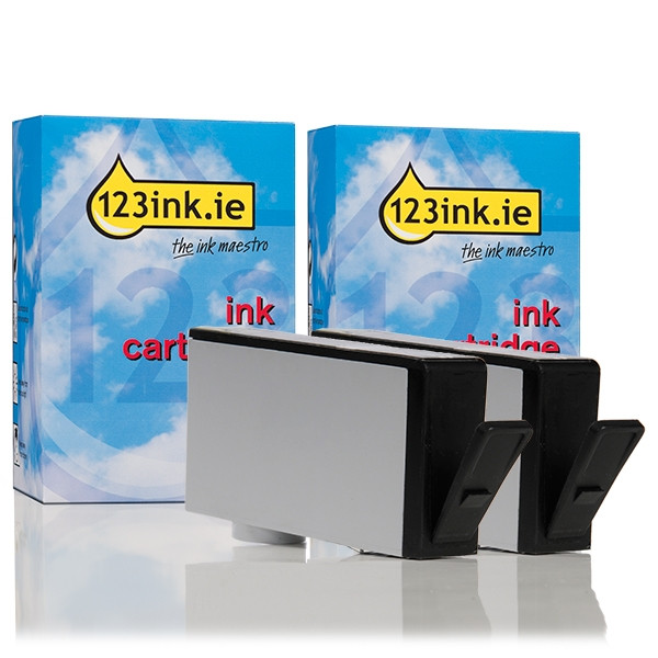 Η έκδοση 123ink αντικαθιστά το HP 920 (CD971AE) Black 2-pack  160108 - 1