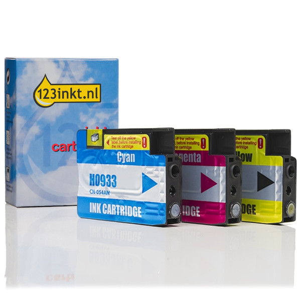 Η έκδοση 123ink αντικαθιστά το HP 933 Multipack Cyan/Magenta/Yellow  000523 - 1