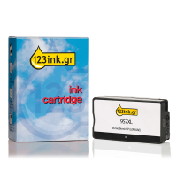 Η έκδοση 123ink αντικαθιστά το HP 957XL (L0R40AE) Extra High Capacity Black L0R40AEC 044545