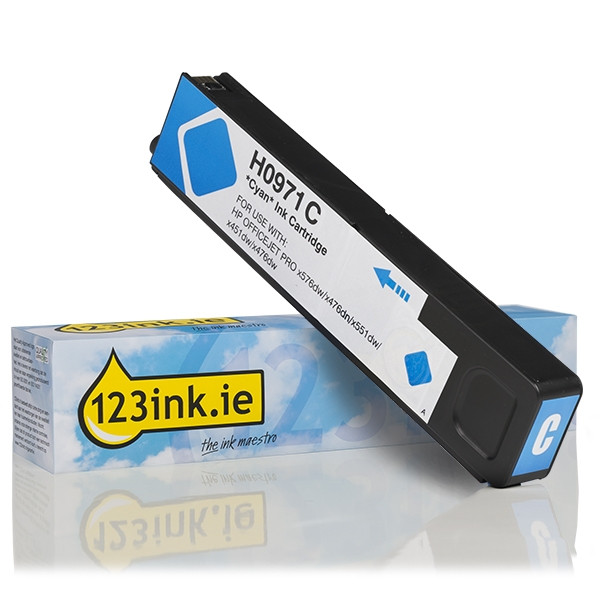 Η έκδοση 123ink αντικαθιστά το HP 971 (CN622AE) Cyan CN622AEC 044227 - 1