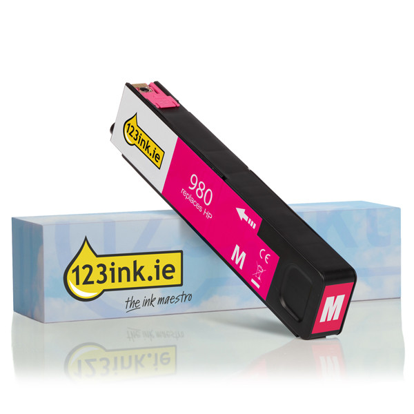 Η έκδοση 123ink αντικαθιστά το HP 980 (D8J08A) Magenta D8J08AC 044349 - 1