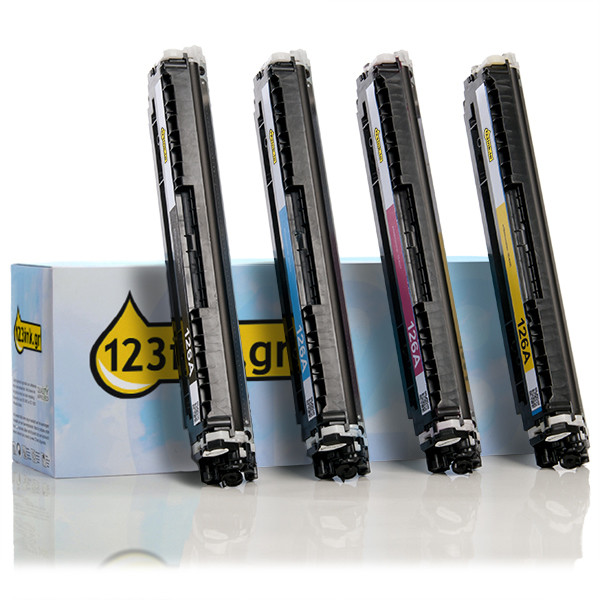 Η έκδοση 123ink αντικαθιστά το Toner HP 126A BK/C/M/Y 4-pack  130036 - 1