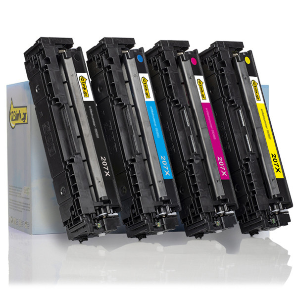 Η έκδοση 123ink αντικαθιστά το Toner HP 207X BK/C/M/Y 4-pack  093702 - 1