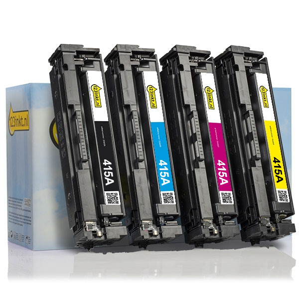 Η έκδοση 123ink αντικαθιστά το Toner HP 415A BK/C/M/Y 4-pack  132199 - 1